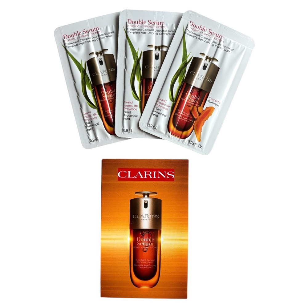 🌸$5 Clarins Double Serum Samples